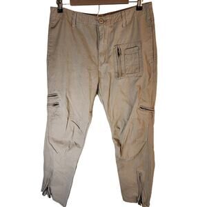 UNION ARMY Men's Beige Khaki Cargo Tactical Airborne Pants SZ 33x30